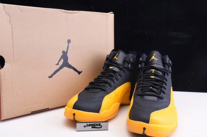 Rep Gold Retro University 12 130690-070 Air Jordan Black 0812